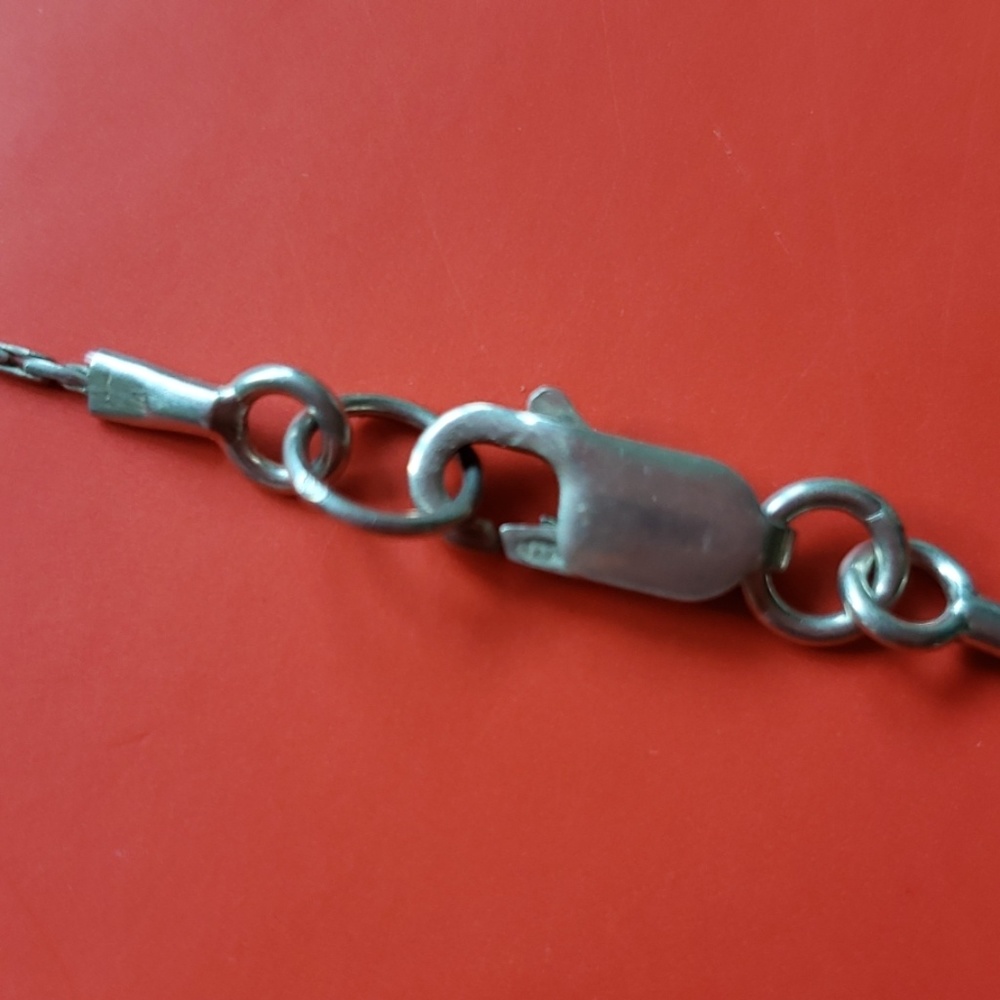 Camelian & Sterling Pendant Necklace - Picture 5 of 8